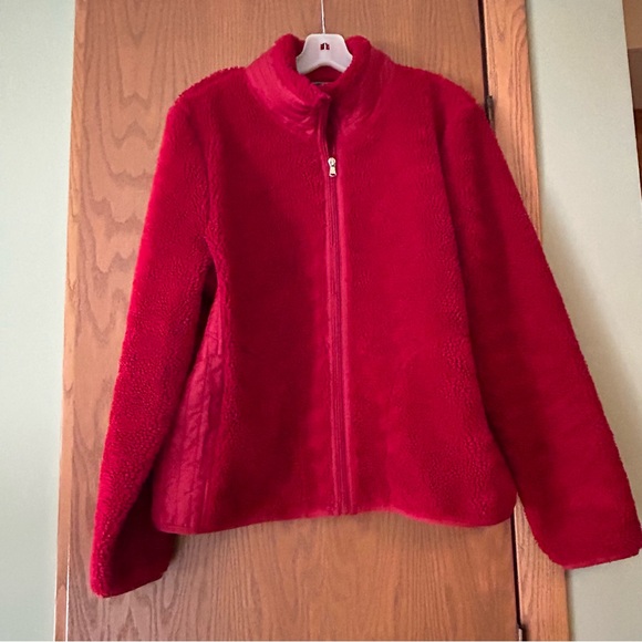 Ralph Lauren Jackets & Blazers - Vintage Lauren Ralph Lauren deep pile fleece jacket XL